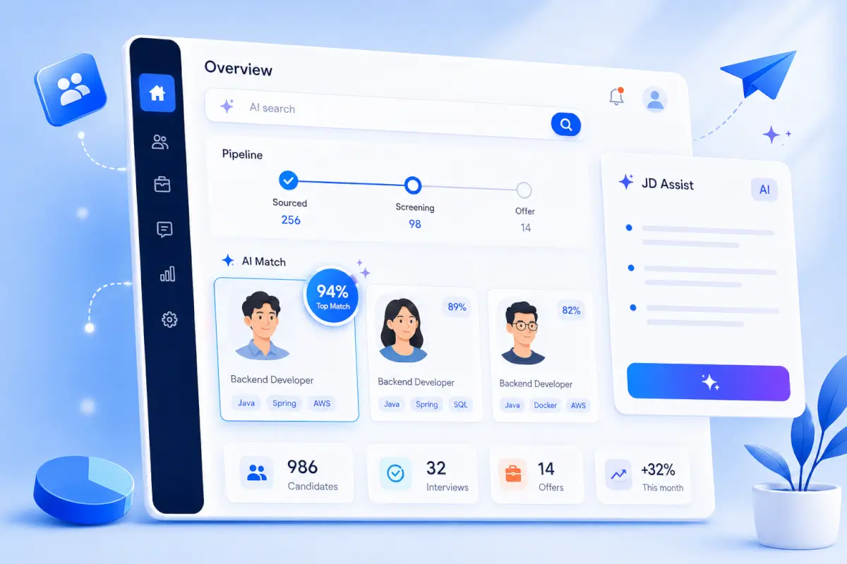 VietnamWorks — Employer hiring workspace for applicant pipelines, AI match scoring, job posting, and campaign landing pages.